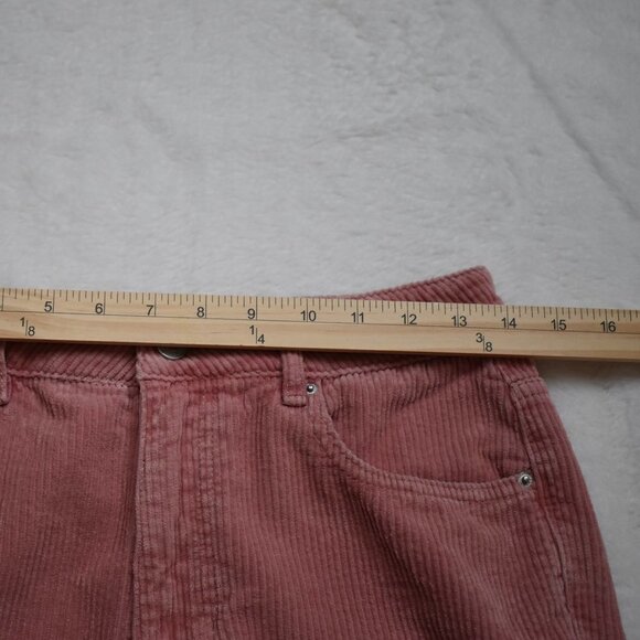 Pacsun Corduroy Jeans Pants Sz 27 High Waist Cotton Preppy Boho Retro 70s - Picture 15 of 16